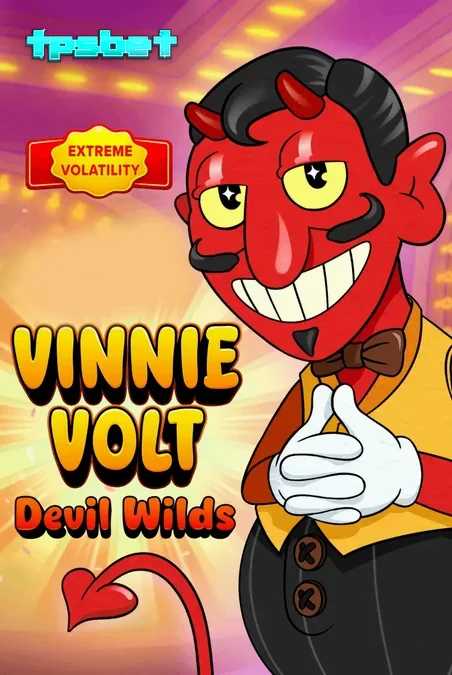 Vinnie Volt: Devil Wilds slot com tema de diabo cartoon e cassino
